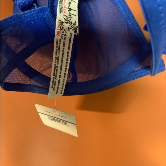 Free People NWT Blue Bra Size 32D - Picture 3 of 4